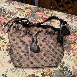 Dooney & Bourke Y2K Monogram Bucket Bag